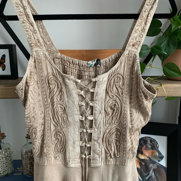 NWT Boho Sleeveless Summer Dress - Picture 2 of 5